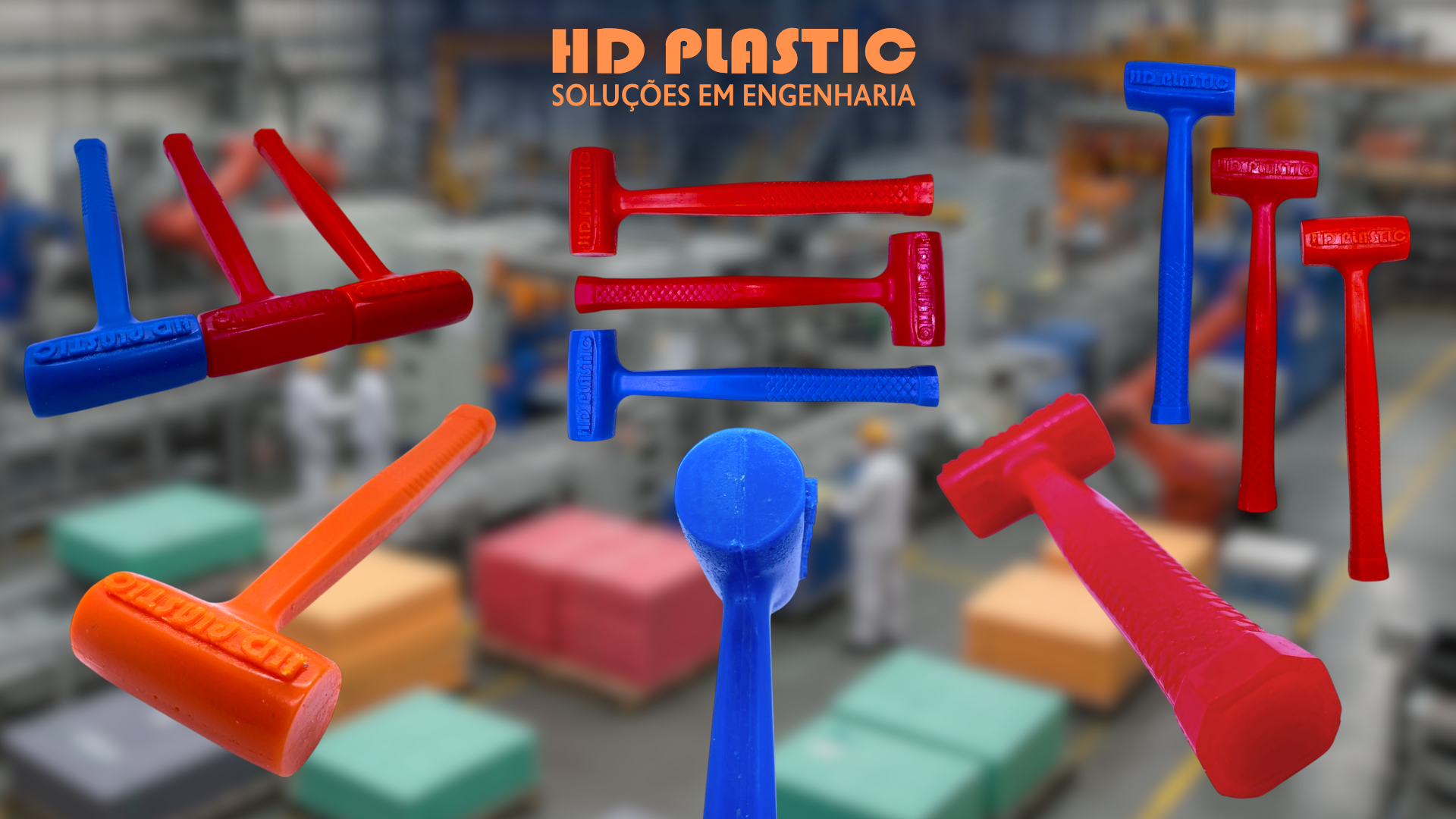 A Força e a Precisão que a Indústria Exige: Martelos de Poliuretano HD Plastic
